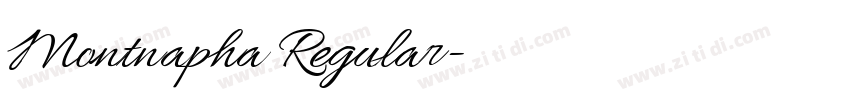 Montnapha Regular字体转换